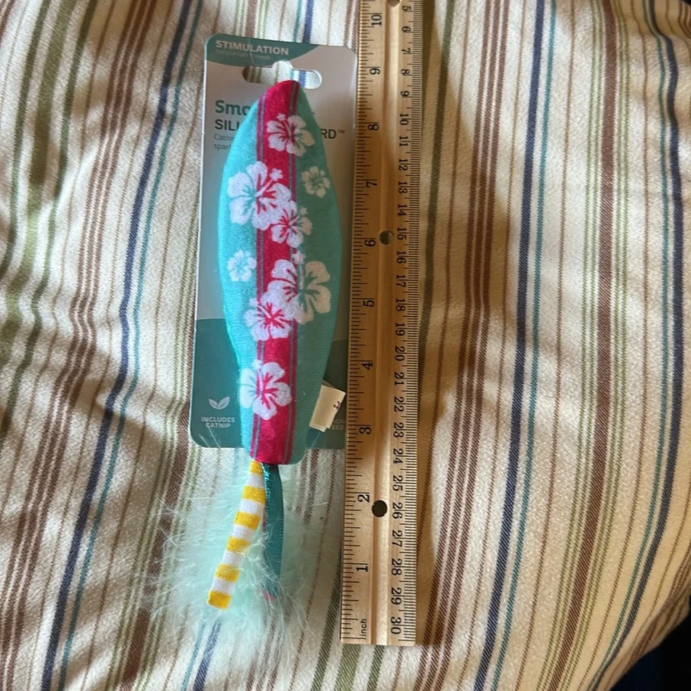SmartyKat Silly Surfboard Catnip Cat Toy